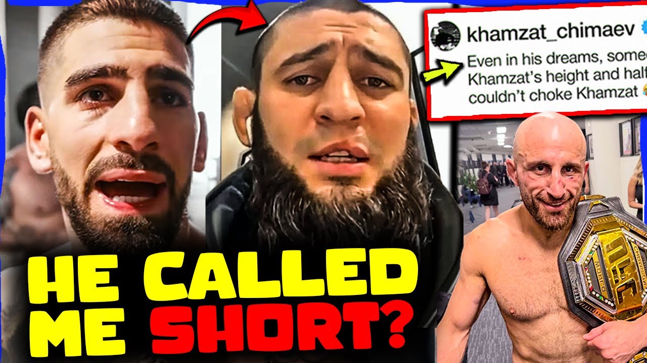 Ilia Topuria EXPLODES on Khamzat Chimaev's DISRESPECTFUL Comments About His Height, Volk vs Movsar!