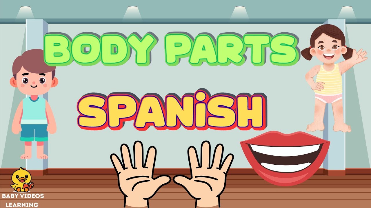Learn Body Parts in Spanish and English | Fun Educational Song for Kids