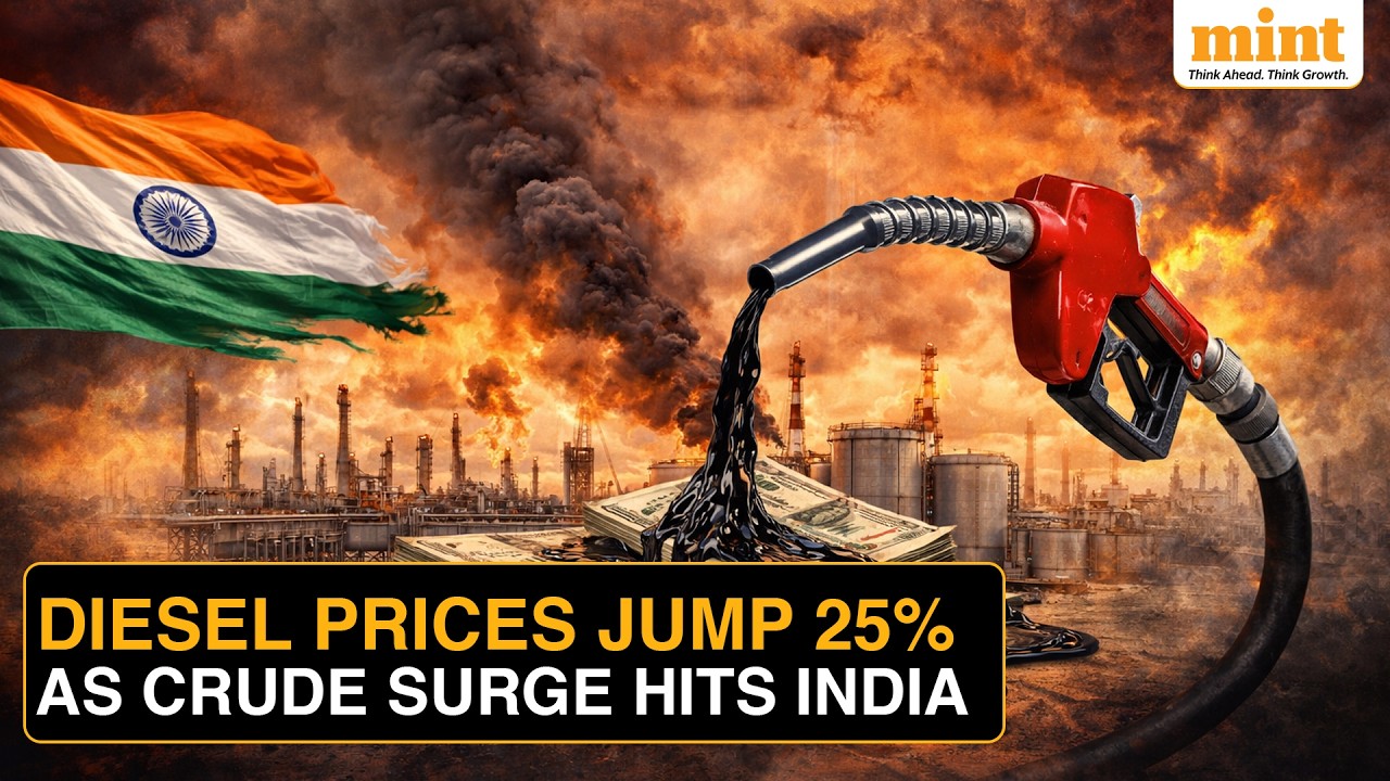 Industrial Diesel Surges 25% as Gulf War Drives Crude Above $100, Raising Costs