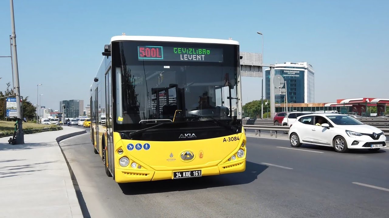 İETT | 500L ile Cevizlibağ - 4.Levent Arası Otobüsle Seyahat