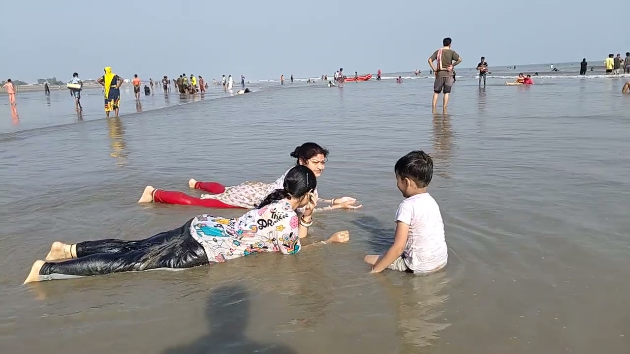 Digha Sea Beach | Gangadharpur Beach | Near Old Digha | Fish Fry with Masti beach ⛱️