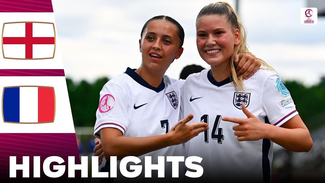 England vs France | Highlights | U19 Women's European Championship 20-07-2024