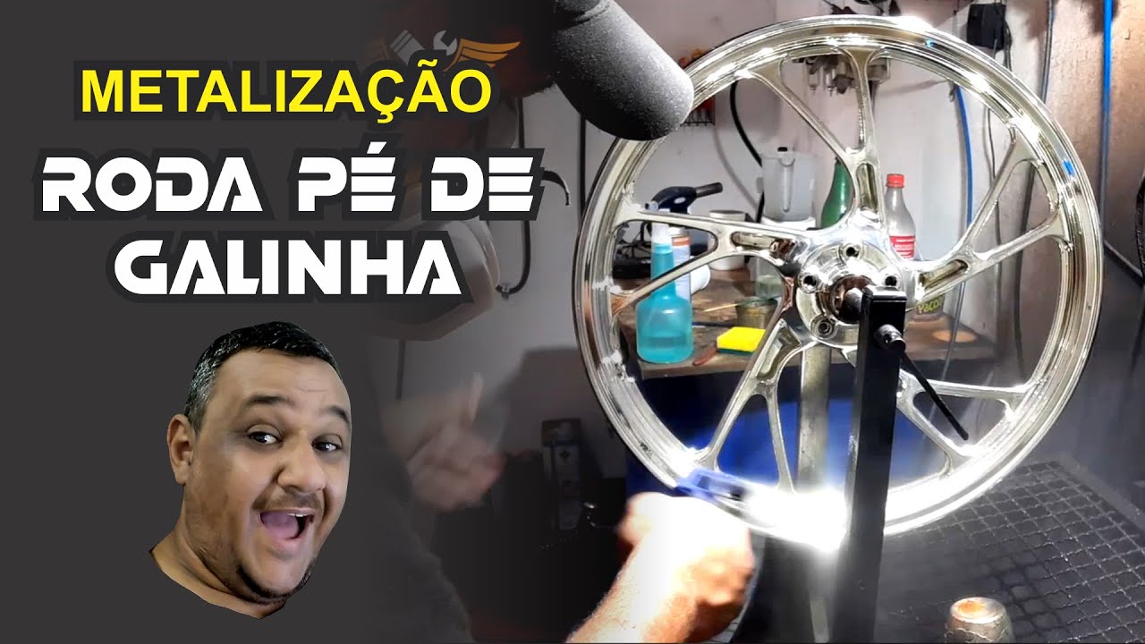 Metaliza&ccedil;&atilde;o Roda P&eacute; de Galinha Titan 160 by Garagem do Cromo