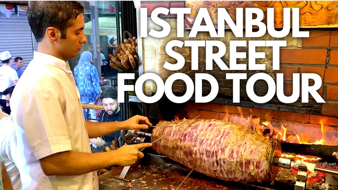 INSANE Street Food of Istanbul 🇹🇷 Cağ kebabı, Doner Kebab, Wet Burger!