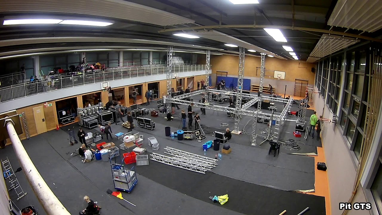 Hiltruper Weihnachtscircus 2019: Abbau der Manege nach der letzten Vorstellung