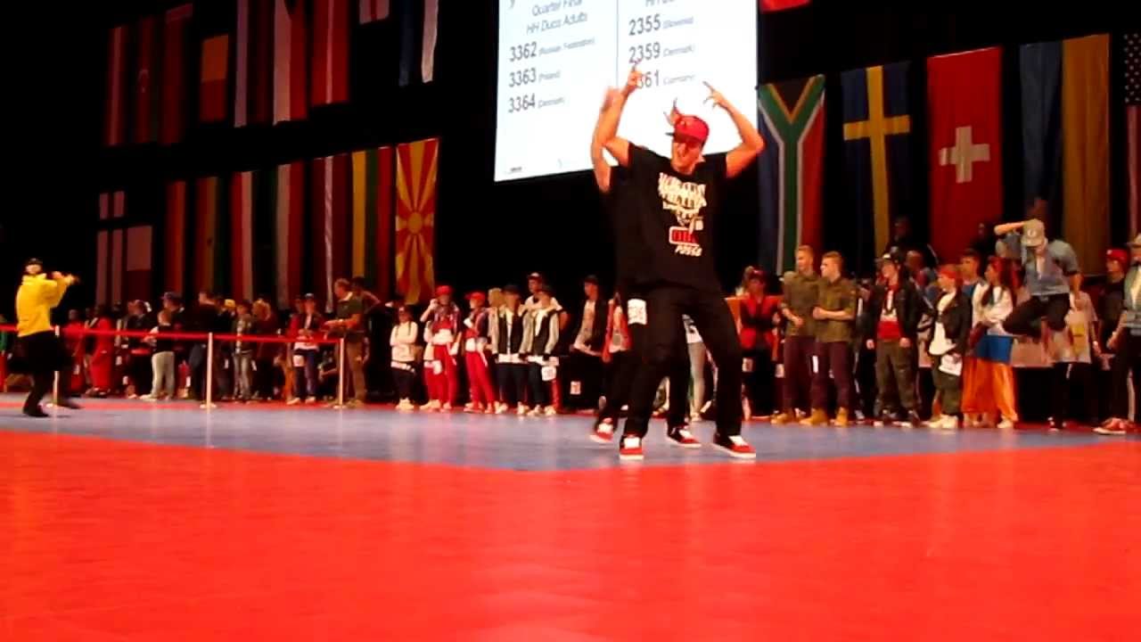 Hip Hop World Championship  2012 Julian Backhaus und Rafael Fernandes Pedrosa
