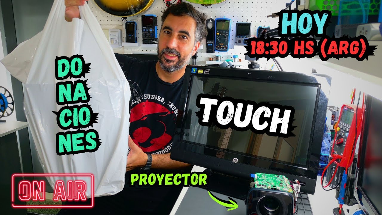 Una ALL IN ONE tactil - ¿Como sigue la ASPIRADORA y el PROYECTOR? - Bolsa de DONACIONES