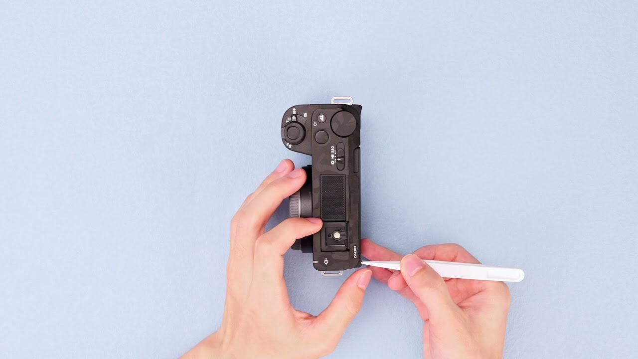 Video Instructions of Protective Skin Film for SON. ZVE10II cameras
