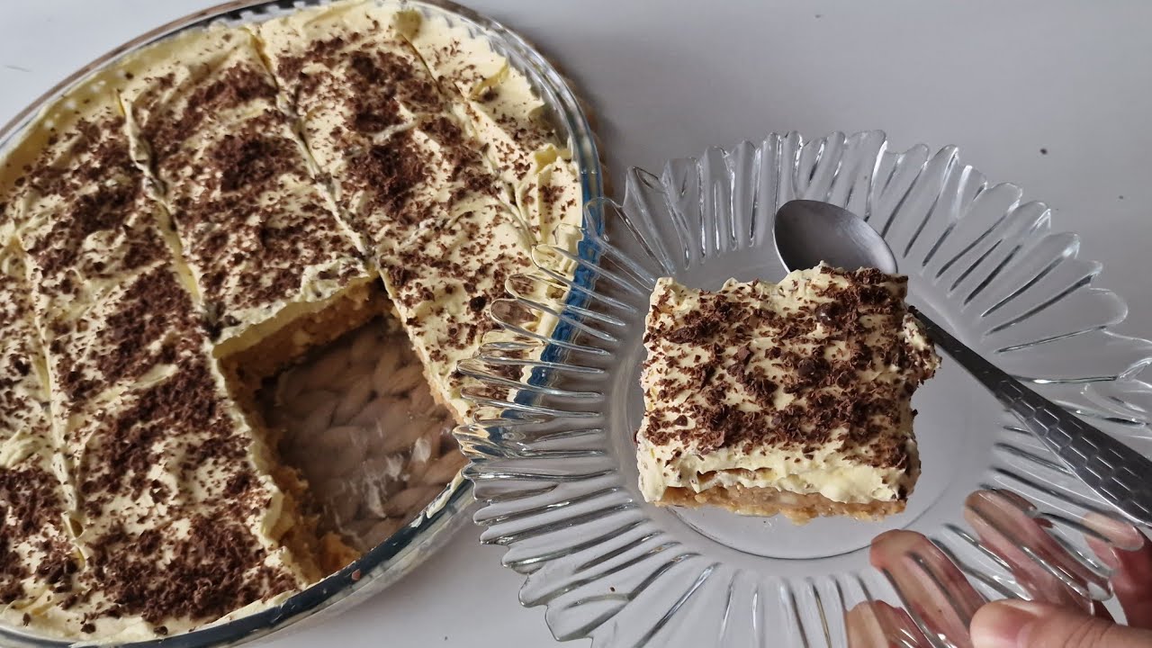 Torte e Famshme me BANANE, Biskota, Puding.. #idarama #bakllava #receta