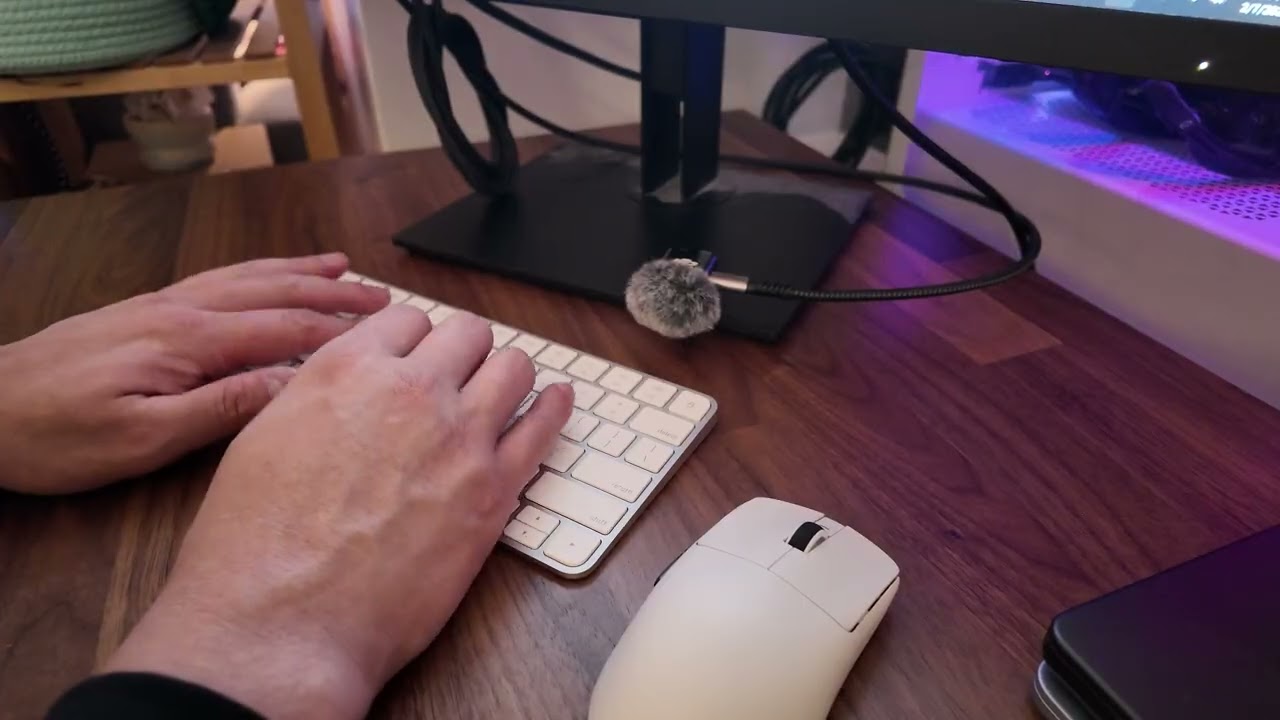 ASMR Typing (No Talking) -  Apple Magic Keyboard A3203, Relaxed typing sounds
