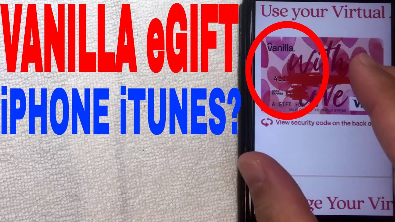 ✅  Can You Add Vanilla Visa eGift Virtual Card To iPhone iTunes? 🔴