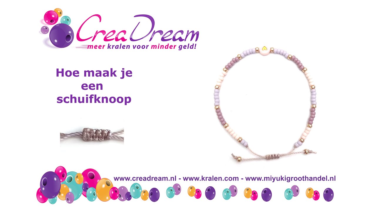 Hoe maak je een schuifknoop