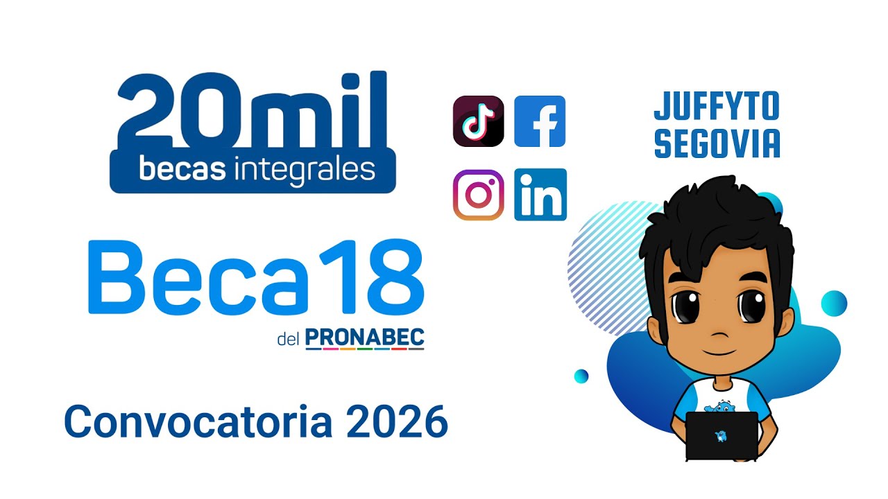 Como Postular A BECA 18 2026 - Paso A Paso