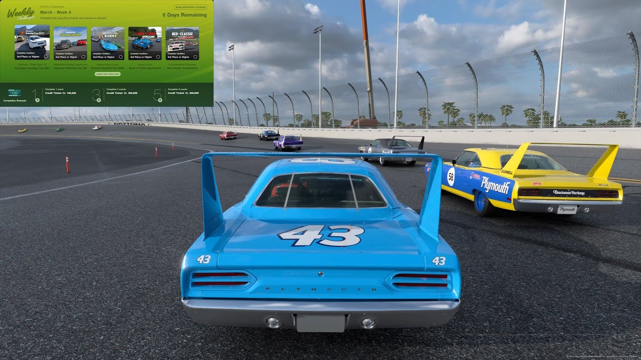 Gran Turismo 7 | Weekly Challenge | March - Week 4 | Special Event | Plymouth Superbird One-Make