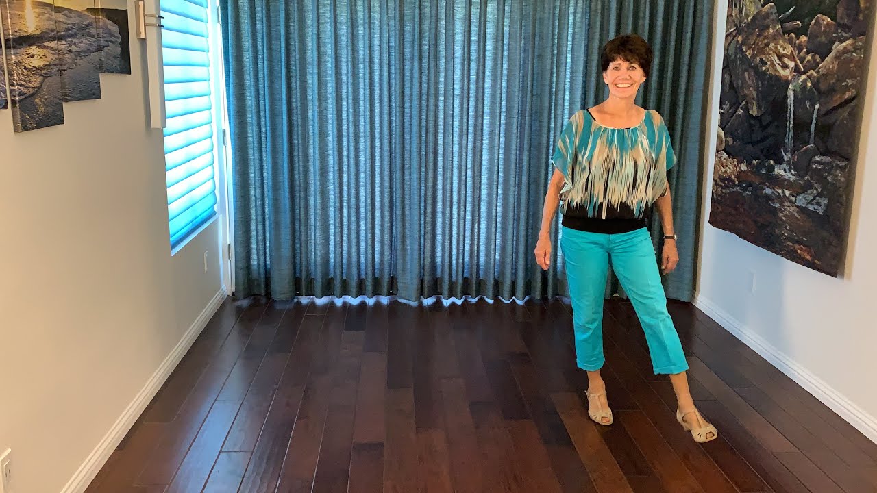 Cabo San Lucas line dance demonstration and tutorial by Stephie