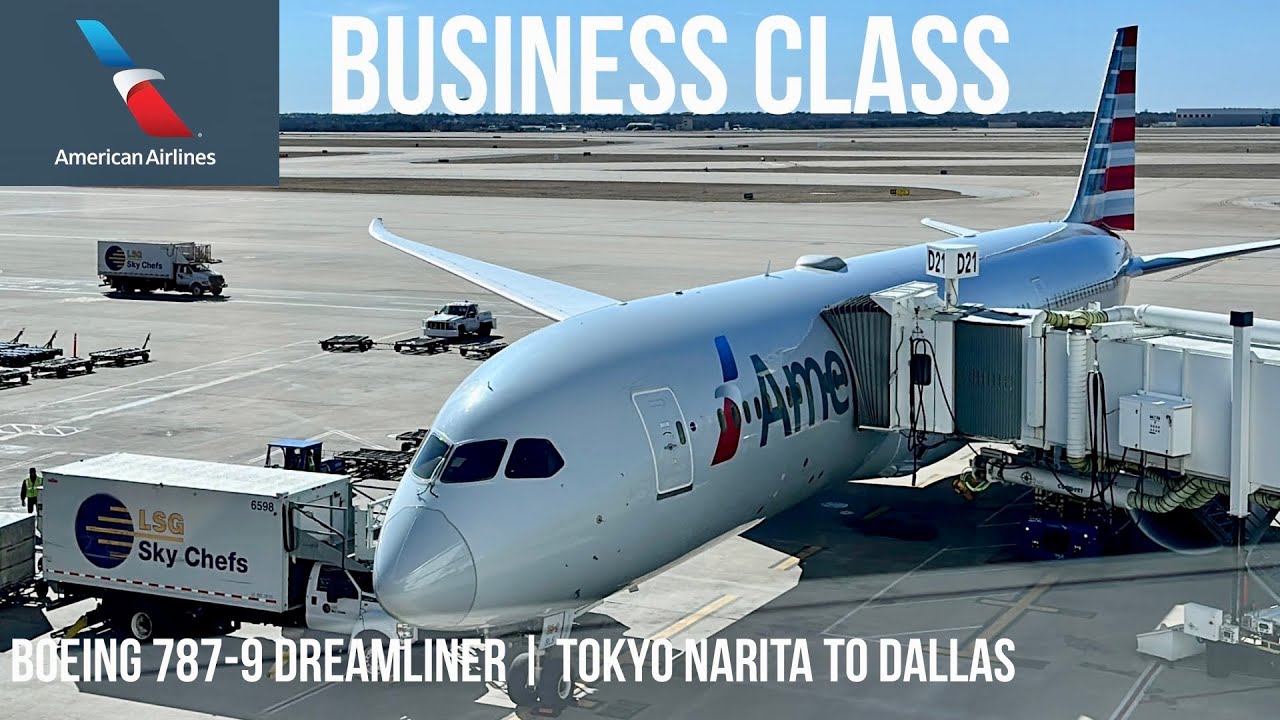 American Airlines Business Class Boeing 787-9 Dreamliner | Tokyo Narita to Dallas