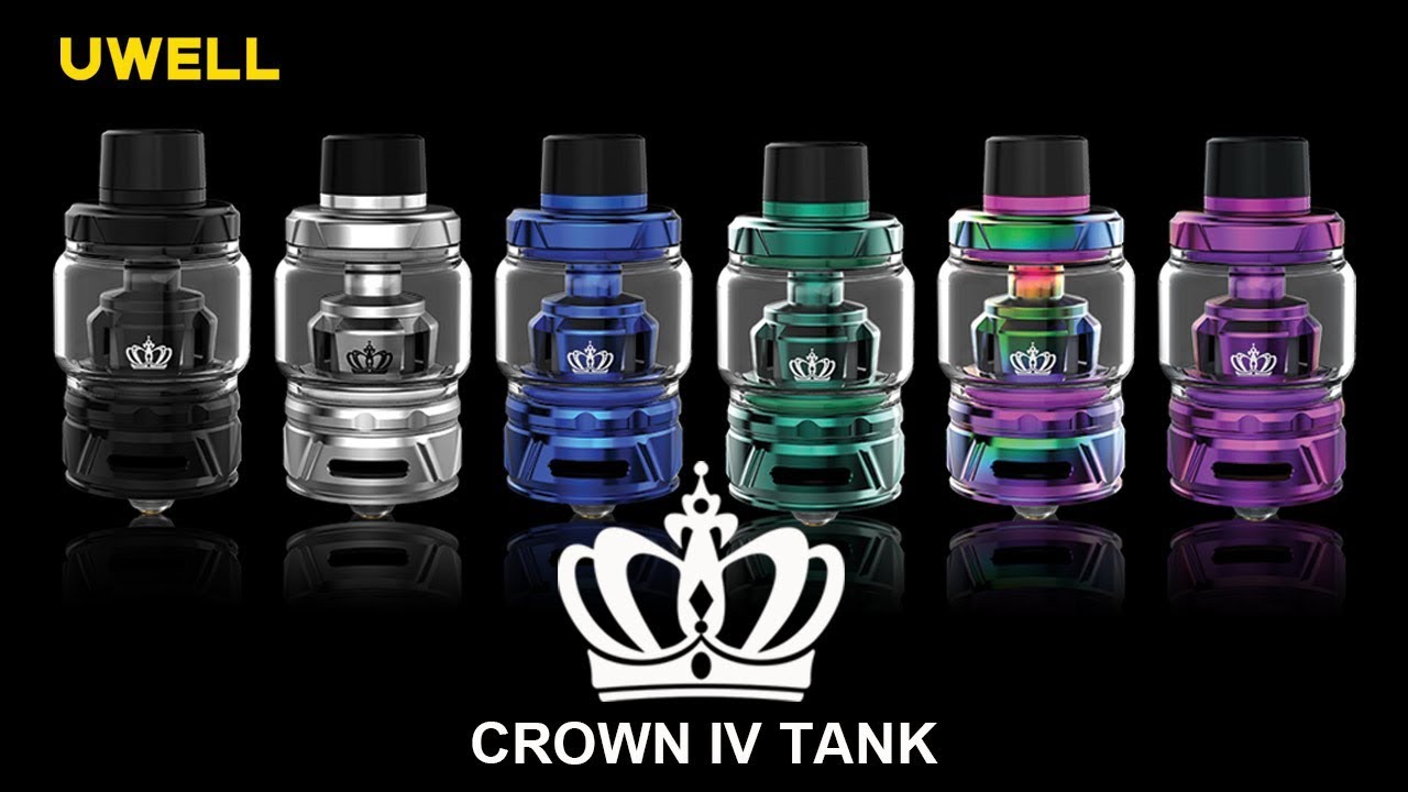 Official UWELL Crown IV (Crown 4) Tank for Vape Box Mods