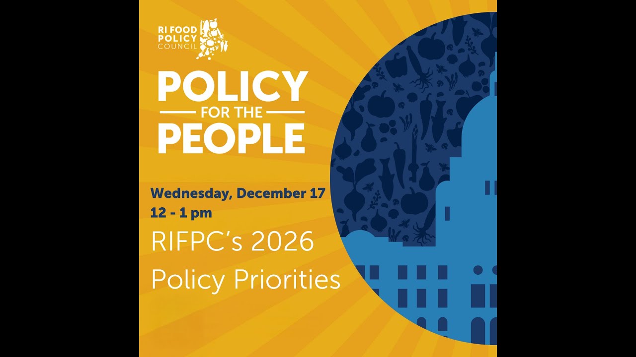 Policy for the People - RIFPC Good Food Policy Agenda 2026