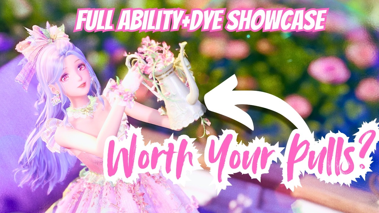 GOATED Accessories? Courtyard Flowers Pulls, DETAILED Dye & Ability Showcase | Infinity Nikki 1.10