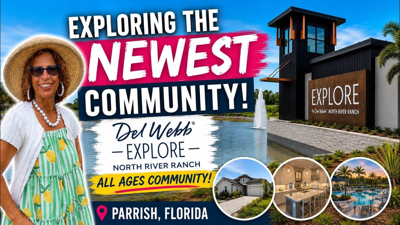 🌟 Del Webb Explore at North River Ranch | Touring the NEWEST Community in Parrish, FL