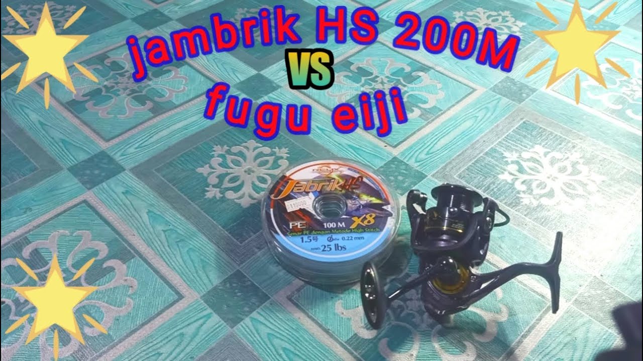Senar casting ultra light// PE terbaik casting...!! Jabrik HS// Yusrin zG