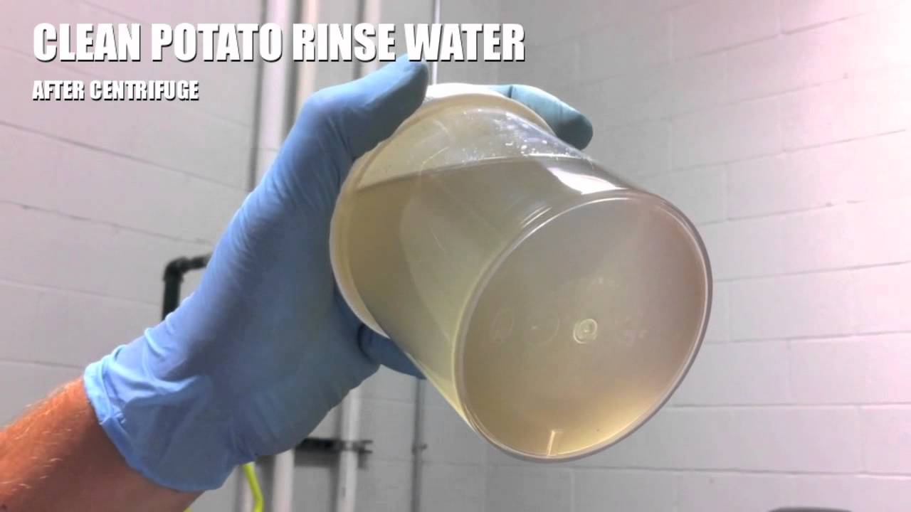 US Centrifuge Systems: Potato Rinse Water Liquid/Solid Separation