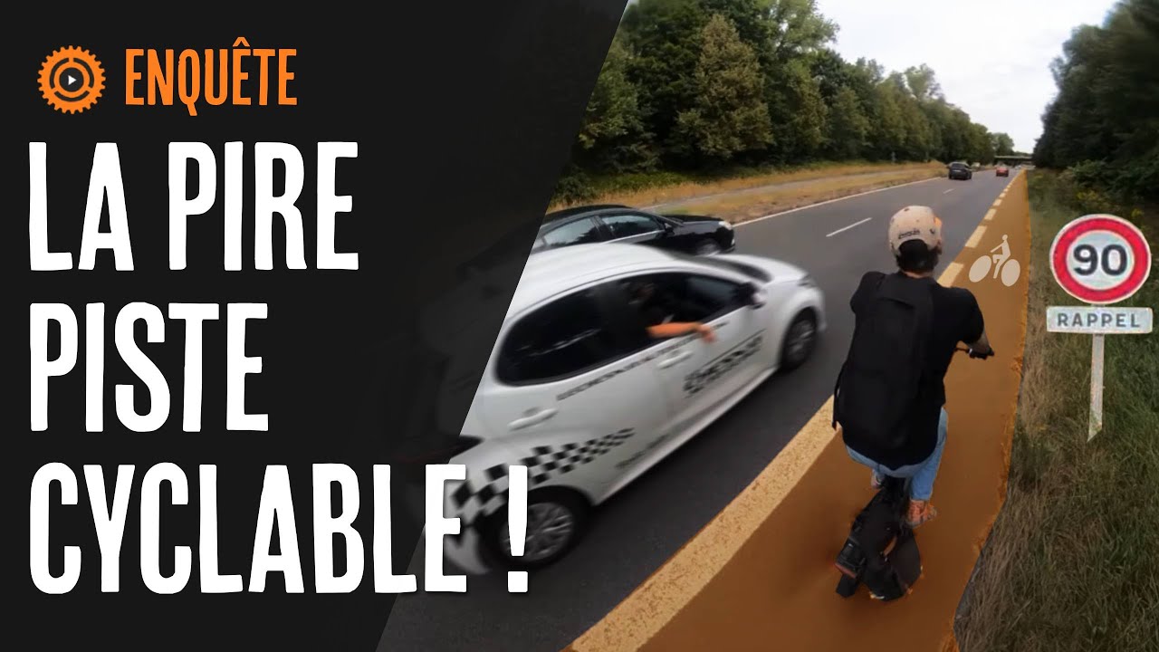 J&rsquo;ai roul&eacute; sur l&rsquo;un des pires am&eacute;nagements cyclables de France !