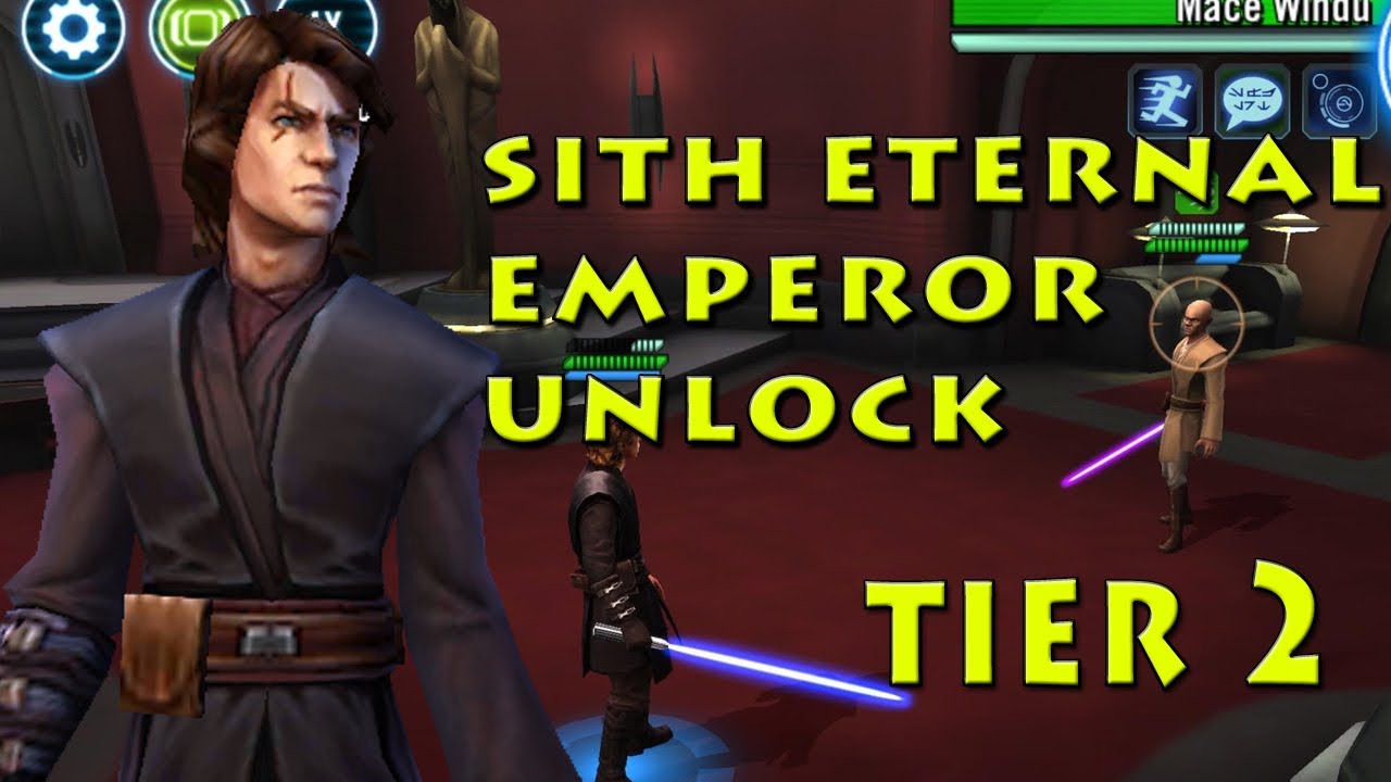 Star Wars Galaxy of Heroes - Sith Eternal Emperor Unlock Tier 2