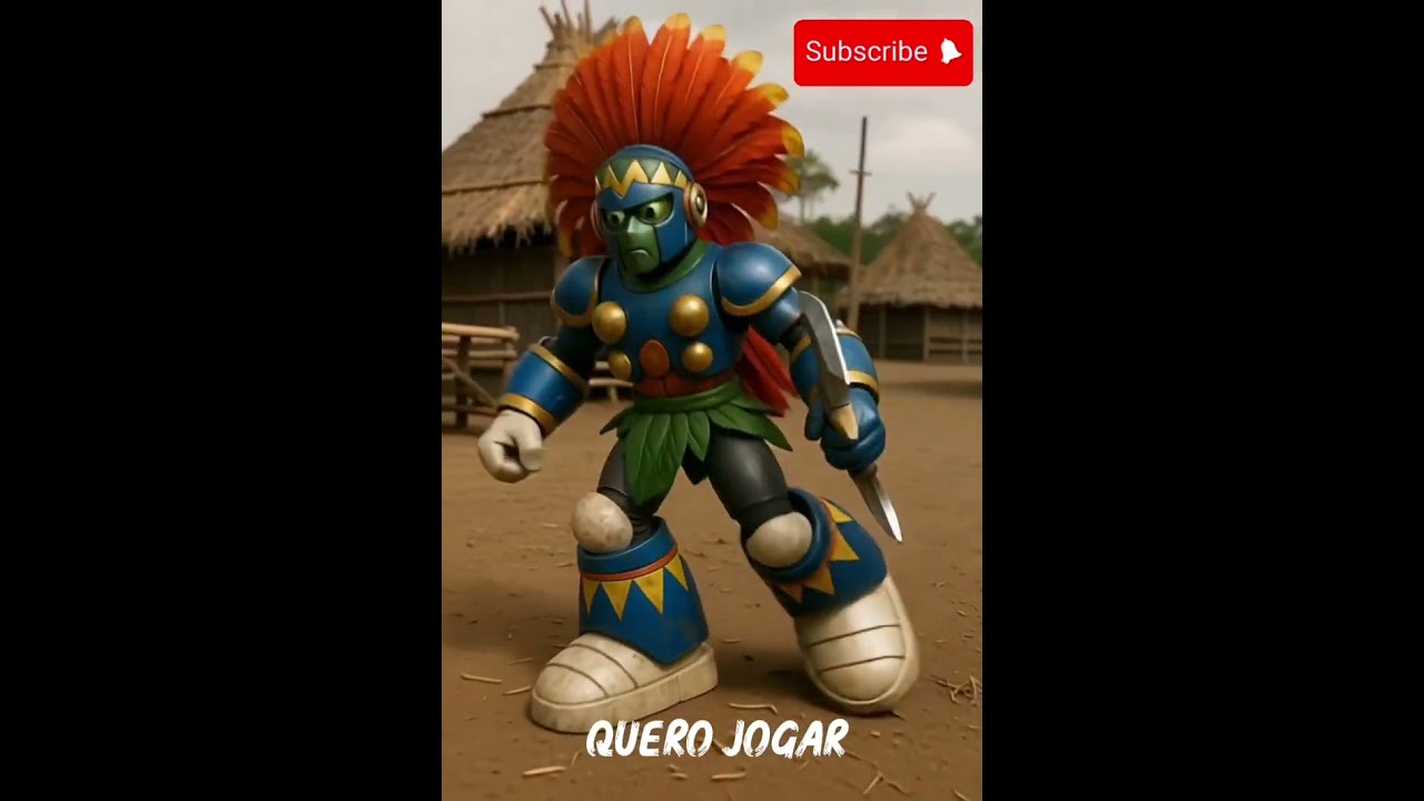 Transformei o Tomahawk Man em 3D Realista (Megaman 6)