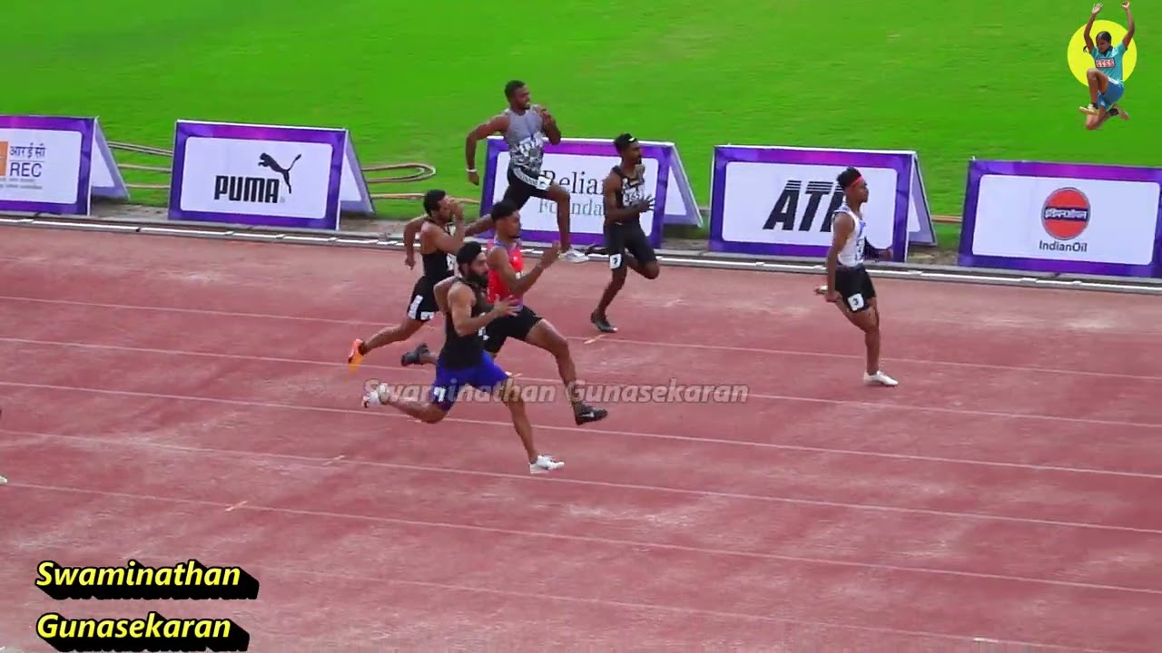 Lalu Prasad Bhoi 10.34 || 100m Semi final 3 || 63rd National Open Athletics Championships 2024
