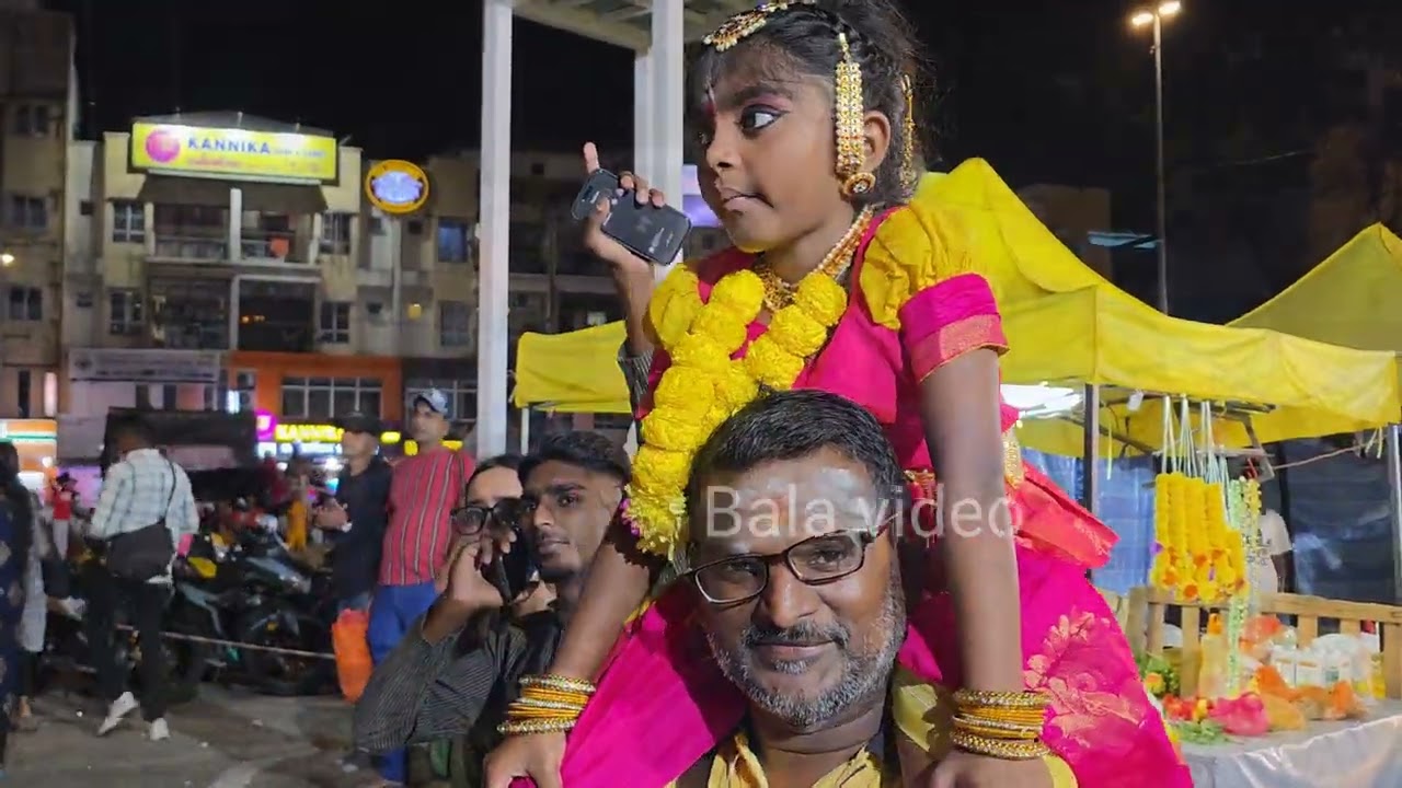 THAIPUSAM 29-01-2026 NIGHT AT BATU CAVES RIVER SIDE 