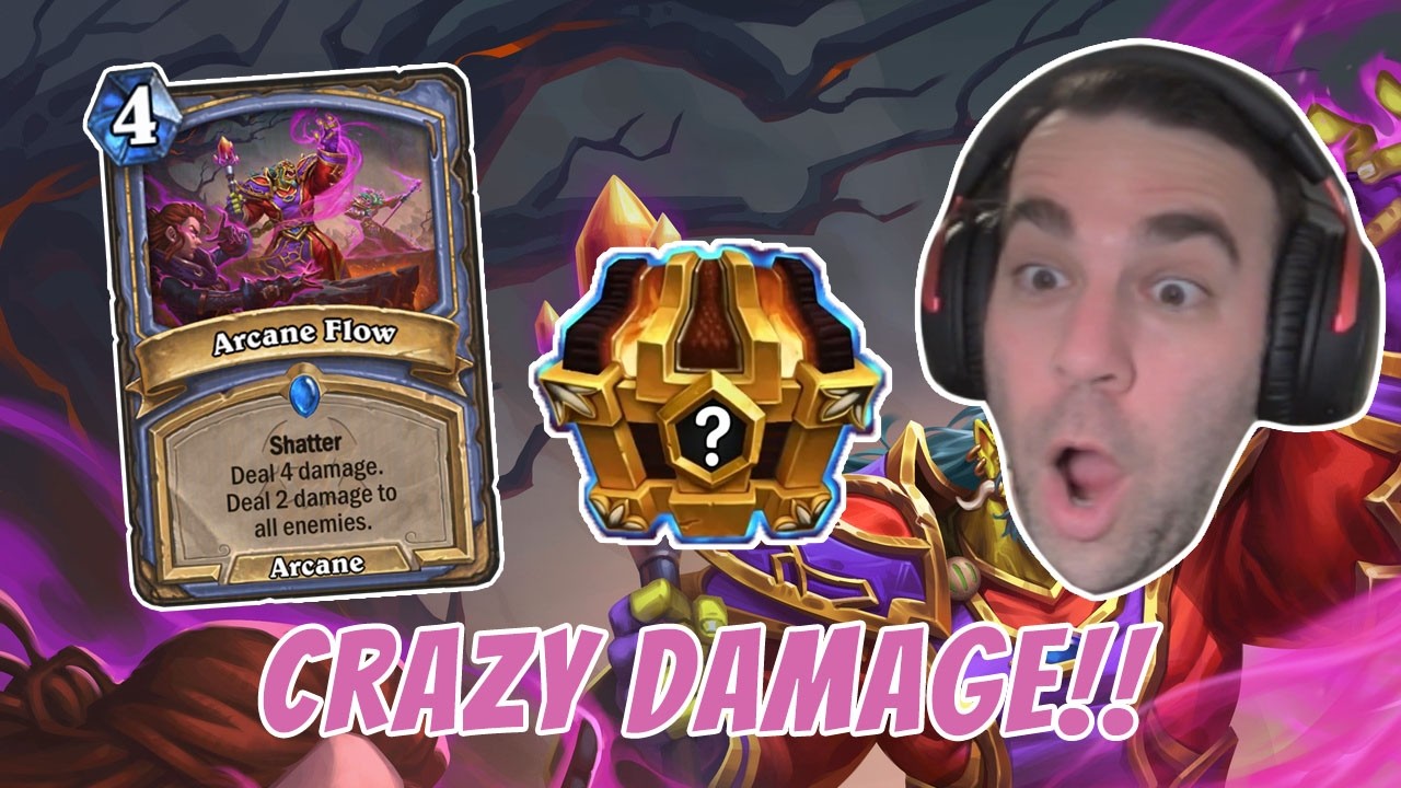 Rommath is INSANE with Arcane Flow!! - Hearthstone Arena