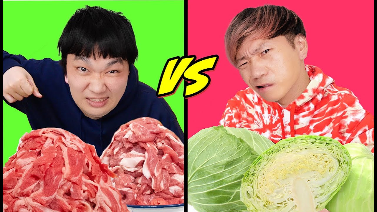 24時間肉だけと野菜だけどっちが食べ続けられるかモニタリングした【ウーバーイーツ】
