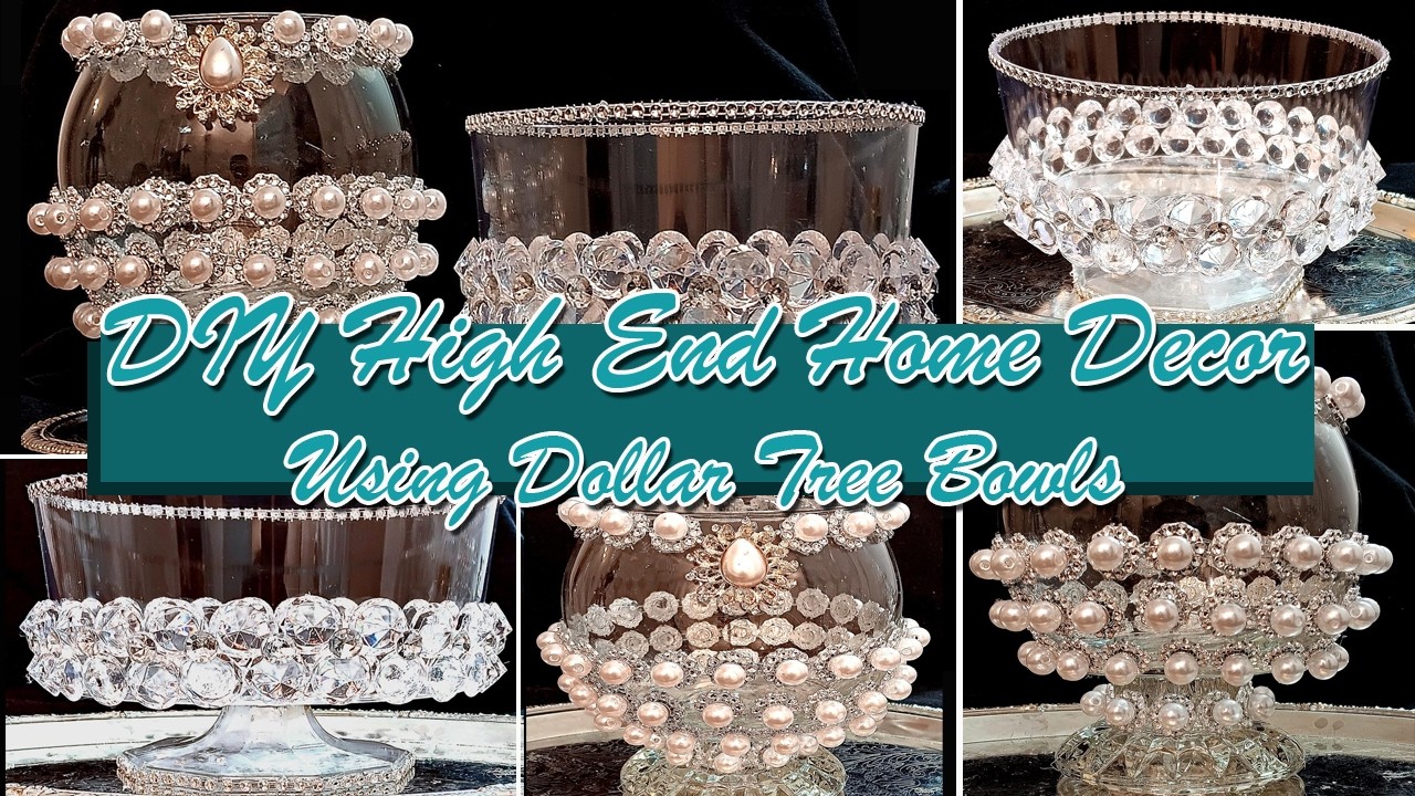 DIY High End Home Decor Using Dollar Tree Bowls