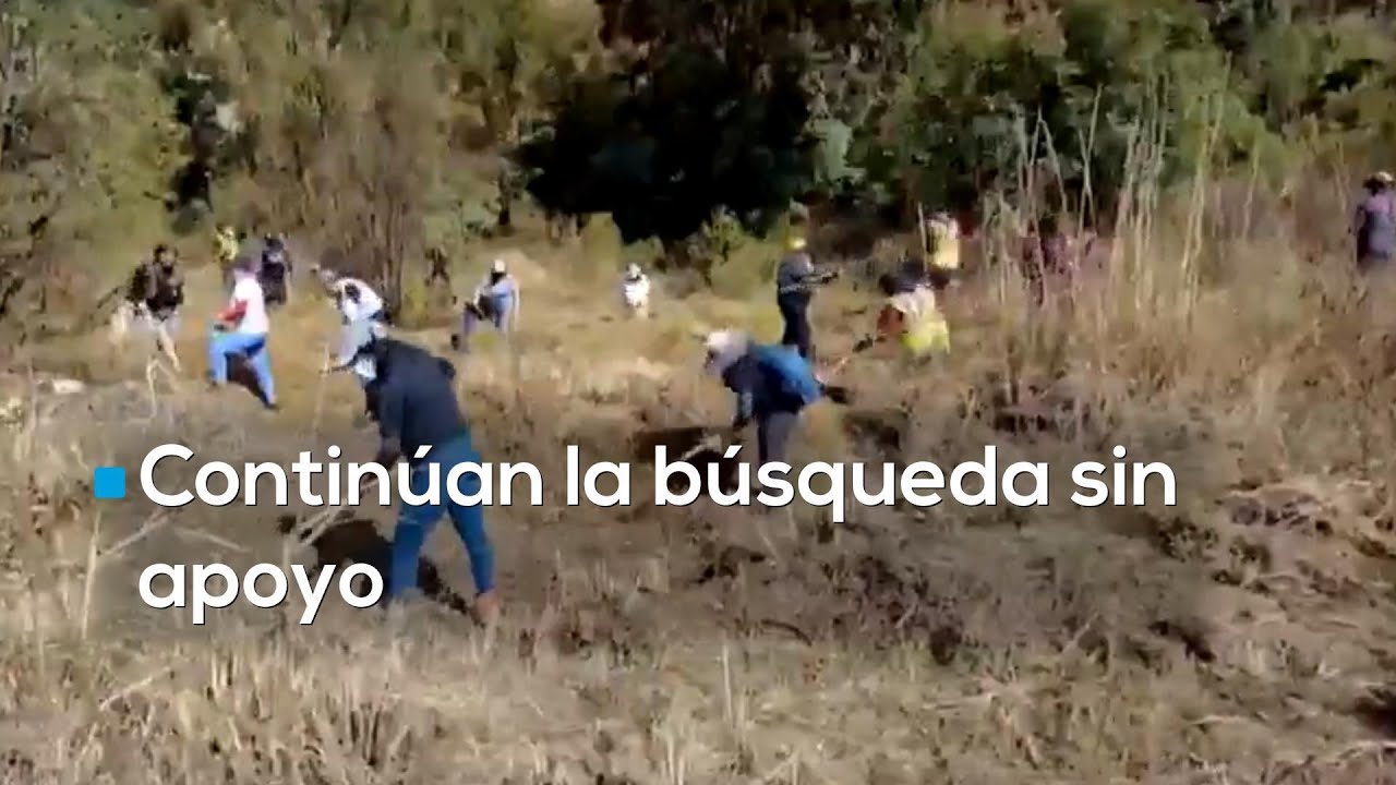 &iexcl;PAUSARON LABORES POR FIN DE A&Ntilde;O! | Madres buscadoras contin&uacute;an su b&uacute;squeda sin apoyo alguno