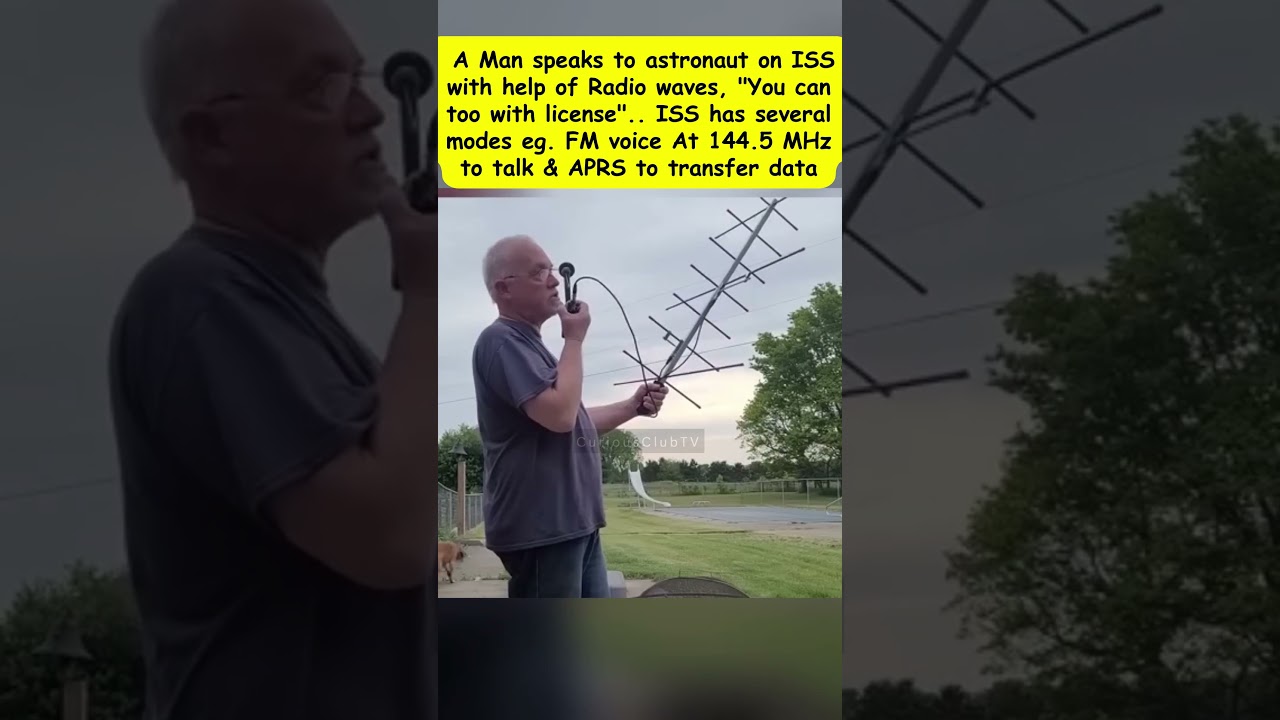 Man Talks to Astronaut on ISS from HAM radio