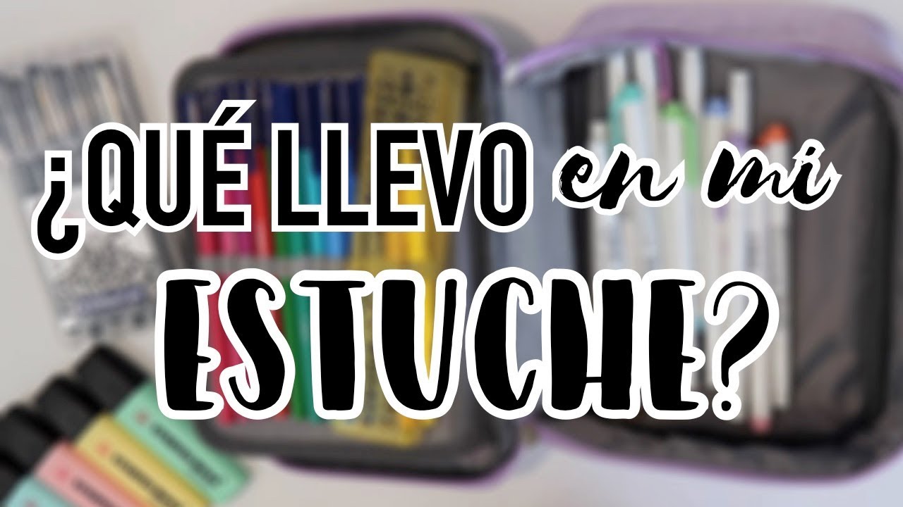¿Qué hay en mi ESTUCHE? · VUELTA A CLASE | Christine Hug