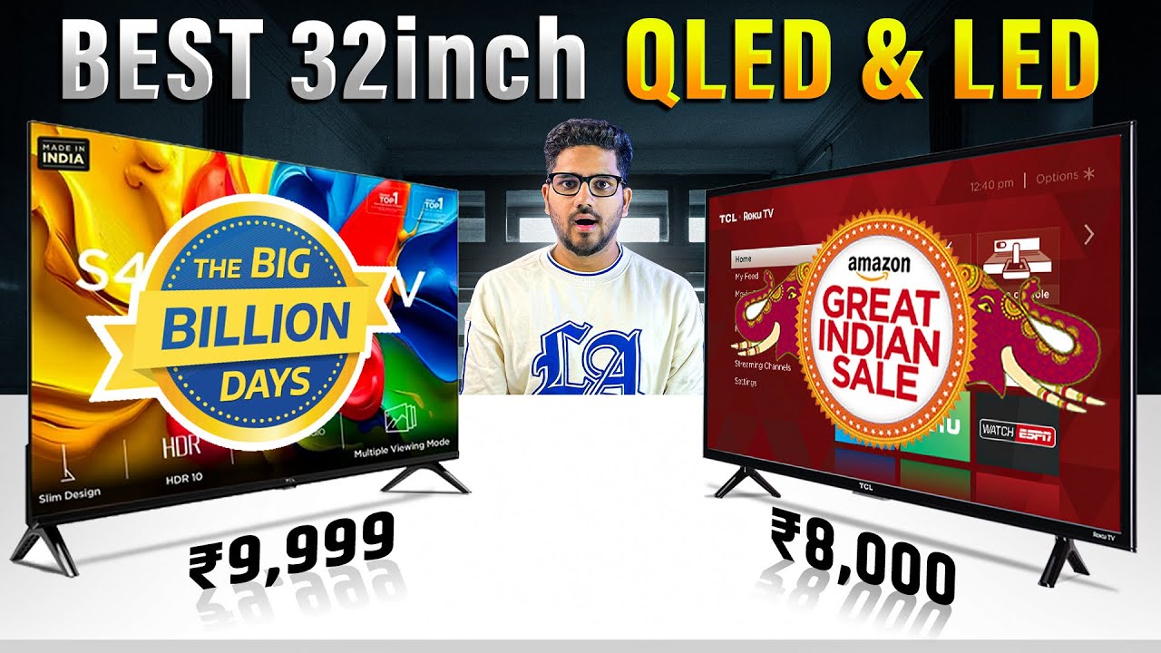 Best 32 inch LED & QLED TV ✨Amazon Great Indian Festival & Flipkart Big Billion Days Sale Deals ✨