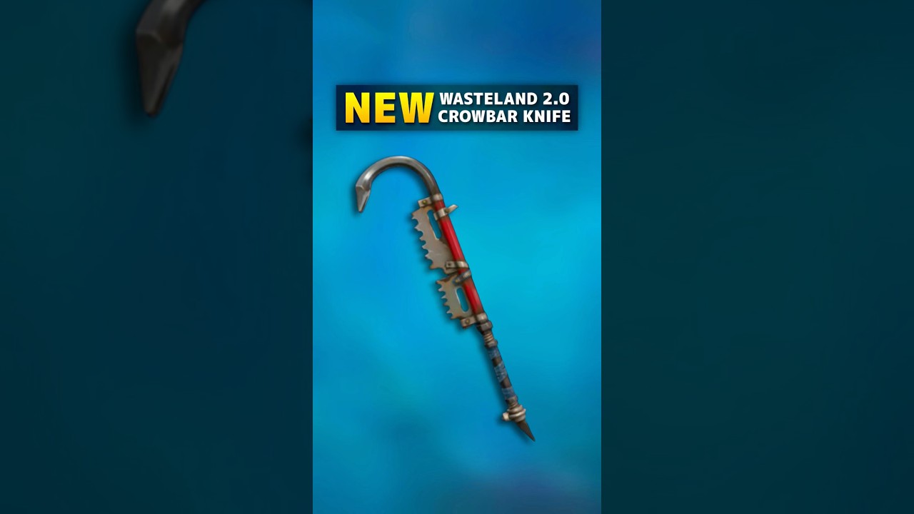 New WASTELAND 2.0 Crowbar Knife Skin in Valorant