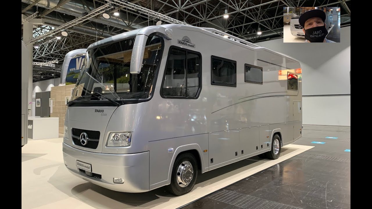 Vario Mobil Star 800 RV Camper Motorhome truck Mercedes Camping car walkaround and interior V0105