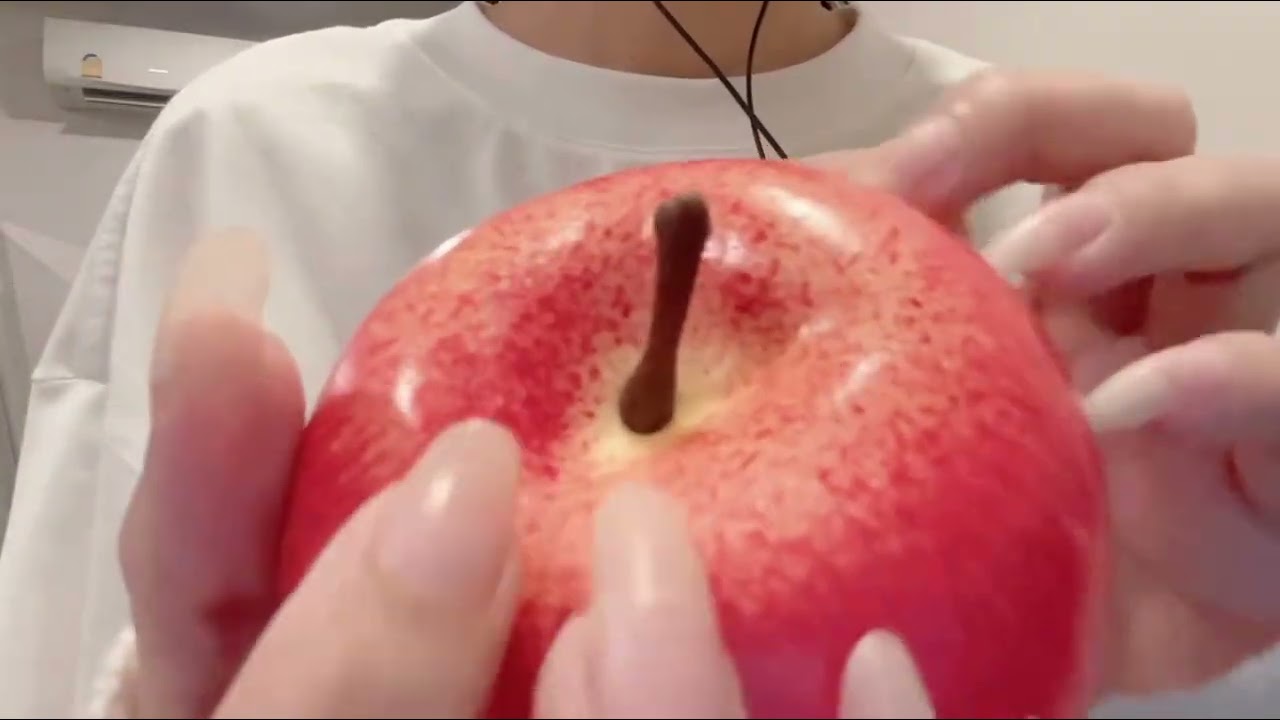asmr scratching เกาแอปเปิ้ล🍎
