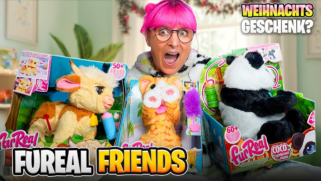 Ich teste 3 FurReal Tiere kurz vor Weihnachten 🎄 Eins davon hat mich echt überrascht!