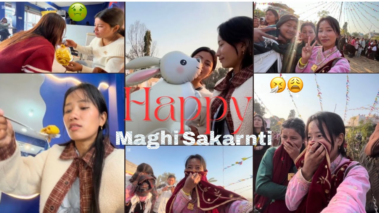 #HAPPY MAGHI SAKARNTI EVERYONE ❤️Ramram dhulo🤧mela ma🤣@Shantamgrx 