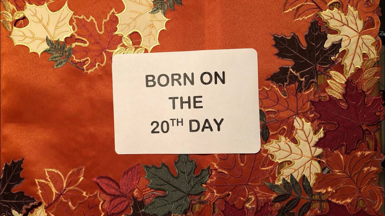What A #20 Day of Birth Means Numerology Astrology Influence.