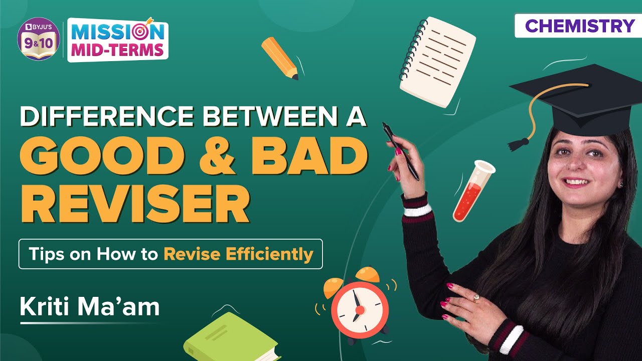 Expert Tips on How to Revise Efficiently | Difference Between Good & Bad Reviser for Midterm Exams