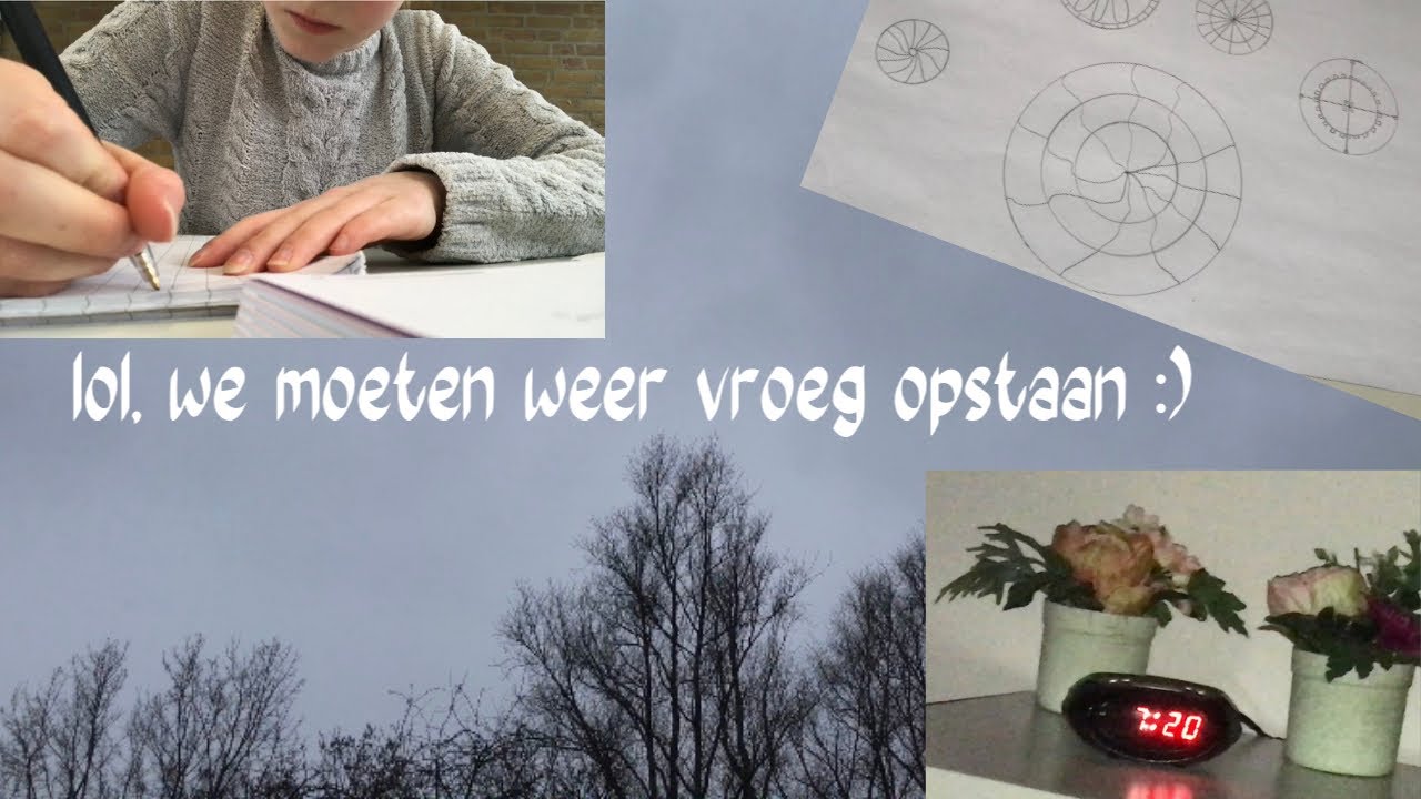 Eerste middelbare schooldagje 2021😃 (vroeg opstaan, huiswerk...)