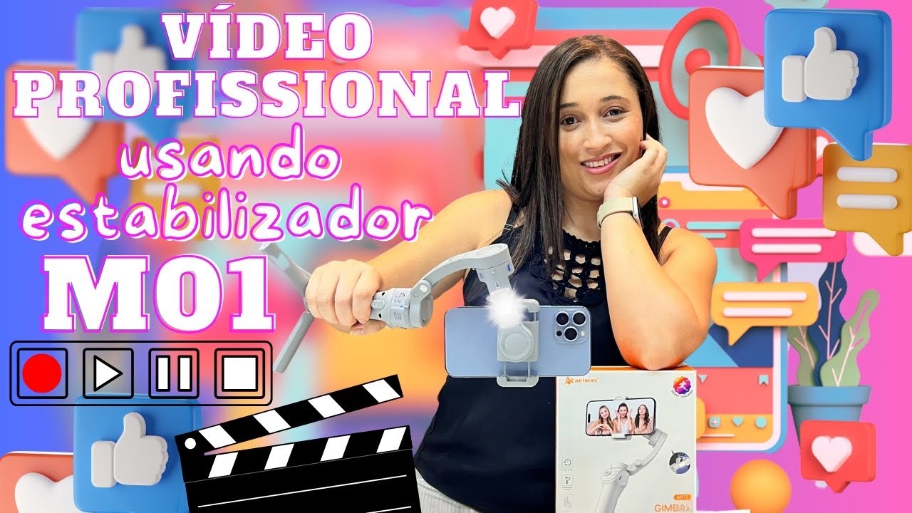 GIMBAL M01 - Mostramos todas as funções desse criador de conteúdo maravilhoso
