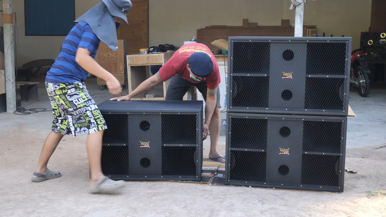 Test W - BOX 18 inch Professional Subwoofer Box