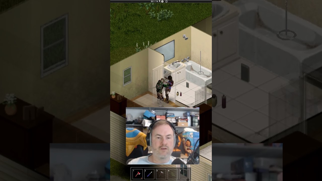 Sips Had a Little Fright in Project Zomboid