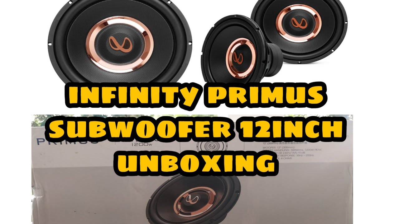 Распаковка сабвуфера Infinity Primus